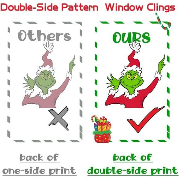 3FT Christmas Window Clings, Snowflake Stickers for Glass, Door, Wall,‎ & Fridge - Picture 7 of 8